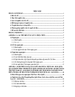 Nghi thức ngoại giao | Nghiệp Vụ Ngoại Giao | Đại học Khoa học Xã hội và Nhân văn, Đại học Quốc gia Thành phố HCM