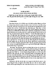 Nghị quyết về phát huy các giá trị di sản văn hóa gắn với phát triên du lịch bền vững tỉnh Khánh Hòa đến năm 2025, định hướng đến năm 2030