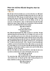 Phân tích khổ thơ đầu bài Sang thu chọn lọc hay nhất