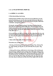 Các cặp phạm trù - Triết học Mác Lenin| Đại học Kinh Tế Quốc Dân