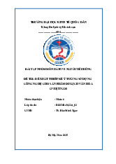 Bài tập nhóm: Đề xuất ý tưởng công nghệ du lịch văn hóa ở Việt Nam môn Hành vi người tiêu dùng | Đại học kinh tế Quốc dân