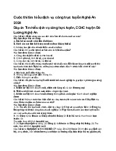 Cuộc thi tìm hiểu dịch vụ công trực tuyến Nghệ An 2024