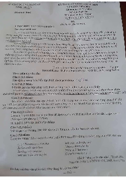 Đề thi tuyển sinh vào 10 môn Ngữ Văn của Sở GD&ĐT Ninh Thuận năm học 2024 - 2025