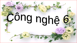 Giáo án điện tử Công nghệ 6 Bài 4 Chân trời sáng tạo: Thực phẩm và dinh dưỡng