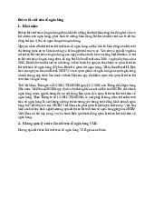 Quản lý rủi ro lãi suất trên sổ ngân hàng | Môn Quản trị rủi ro - Đại học Kinh Tế Quốc Dân