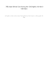 Con đường đi lên CNXH ở Việt Nam |  Tiểu luận môn Chủ nghĩa xã hội khoa học