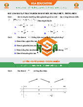 Tổng hợp tài liệu ôn thi HSA mức độ Nhận biết đến Thông hiểu