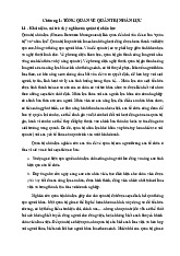 quản trị nguồn nhân lực môn Kinh tế tài nguyên | Học viện Nông nghiệp Việt Nam