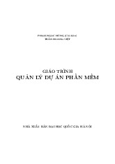 Giáo trình quản lý dự án phần mềm | Trường Đại học Công nghệ, Đại học Quốc gia Hà Nội