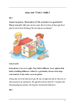 Giải Tiếng Anh 7 Unit 1: Skills 2 | Global Success