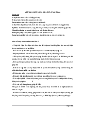 Tóm tắt lý thuyết chương 1 môn xác suất thống kê| Đại học Kinh tế Quốc Dân