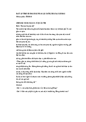 Bài tập tình huống Quản trị học đại cương | Đại học Bách Khoa Hà Nội