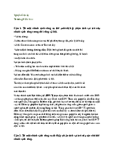 Đề cương tự luận Khoa học chính sách công