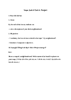 Giải Tiếng Anh 6 Unit 4: Project | Global Success