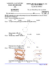 Đề giữa học kỳ 1 Toán 11 năm 2024 – 2025 trường THPT Bình Chiểu – TP HCM