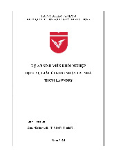 Nhóm 8 - Dự Án Khởi Nghiệp Dịch Vụ Giặt Ủi Thơm Laundry | Đại học Văn Lang
