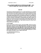 Tiểu luận Hoạch định chiến lược kinh doanh điện của công ty điện lực Hậu Giang đến năm 2020 | Đại học Nha Trang