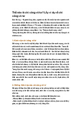 Thế nào là chí công vô tư? Lấy ví dụ về chí công vô tư