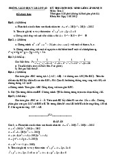 15 Đề Thi HSG Toán 8 Cấp Huyện Có Đáp Án