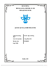Tiểu luận Quản Lý Quy Hoạch Kiến Trúc Đô Thị môn Lịch sử kiến trúc -  trường đại học kiến trúc