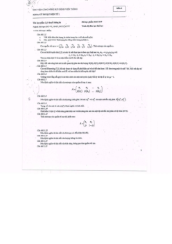 Ngân hàng đề cương ôn tập môn Lý thuyết thông tin có hướng dẫn giải | Học viện Công nghệ Bưu chính Viễn thông