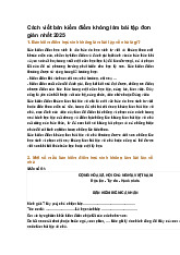 Cách viết bản kiểm điểm không làm bài tập đơn giản nhất 2025