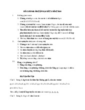 Đề cương môn đại số tuyến tính - Trường Đại học bách khoa - Đại học đà nẵng.