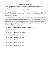 Ôn tập kỹ năng đọc A2 | Đại học Thái Nguyên