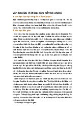 Văn học Đại Việt bao gồm mấy bộ phận?