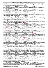 BÀI TẬP KIM LOẠI TÁC DỤNG VỚI HNO3, H2SO4 ĐĂC - môn hóa đại cương–Trường Đại học bách khoa - Đại học đà nẵng.