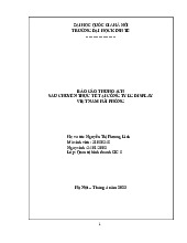 Báo cáo thu hoạch sau chuyến đi thực tế tại công ty LG