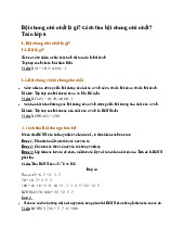 Bội chung nhỏ nhất là gì? Cách tìm bội chung nhỏ nhất? Toán lớp 6