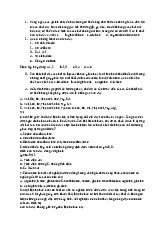 Đề hoá sinh 19-20 | Đại học Y Dược Huế