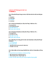 Đề cương trắc nghiệm Lịch sử đảng cộng sản Việt Nam | Đại học Bách Khoa Hà Nội