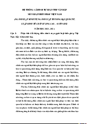 Câu hỏi tự luận thi vấn đáp - Luật Hiến Pháp | Trường Đại học Luật,  Đại học Quốc gia Hà Nội