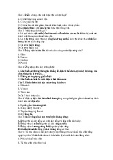 Đề thi học phần Đa dạng sinh học năm 2024 - 2025 | Trường Đại học Khoa học tự nhiên, Đại học Quốc gia Thành phố Hồ Chí Minh