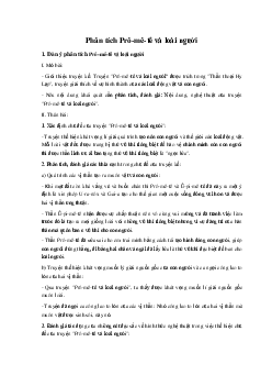 Phân tích Prô-mê-tê và loài người Ngữ Văn 10 sách Chân Trời Sáng Tạo