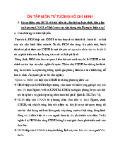 Đề cương môn Tư tưởng Hồ chí minh - trường đại học kinh tế- tài chính thành phố Hồ chí minh