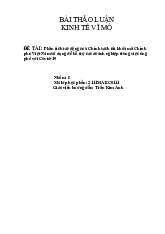 Đề cương môn kinh tế vĩ mô – khoa học  Trường Đại học bách khoa - Đại học đà nẵng.