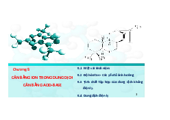 Bài giảng Chương 5 - Hóa Đại cương 2 | Trường Đại học Khoa học Tự nhiên, Đại học Quốc gia HCM