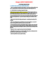 Hành Vi Khách Hàng Trong Marketing - Chương 3: Tâm lý và Quyết Định