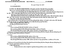 Báo cáo thành tích và khoa học đoàn đại học huế năm học 2024-2025 môn Cơ sở dữ liệu | Đại học Sư phạm Hà Nội