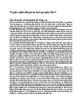 Truyện ngắn đăng báo tường ngày 20-11