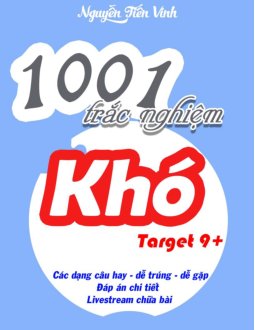 Top 1001 Trắc Nghiệm Khó – Target 9+ môn Tiếng Anh
