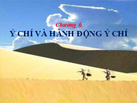 Giáo trình tâm lý học đại cương ý chí và hành động ý chí | Trường Đại học Thái Bình Dương