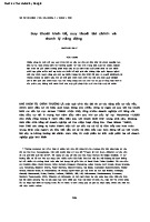 Tài liệu suy thoái kinh tế, suy thoái tài chính | Môn kinh tế tài chính