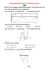 Đề Ôn Tập Giữa Kỳ 1 Toán 12 Kết Nối Tri Thức Có Lời Giải Chi Tiết-Đề 7