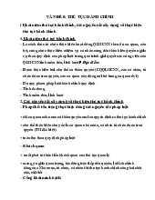 Vấn đề 5 thủ tục hành chính môn Luật hành chính | Trường đại học Mở Hà Nội