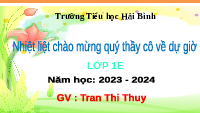 Giáo án điện tử Tiếng Việt 1 Chủ đề 7 Bài 3 Kết nối tri thức: Ngày mới bắt đầu