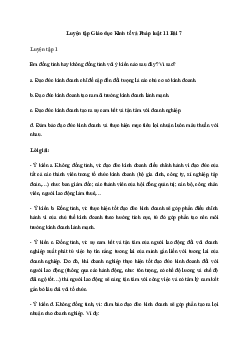 Giải Kinh tế và pháp luật 11 Bài 7: Đạo đức kinh doanh | Kết nối tri thức